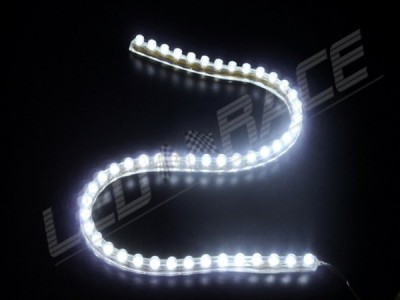 LED Lampe Universel Jour Course Lampe flexible Analyse Lampe Ruban 12V  Voiture Décoration Lumière D'Ambiance Blanc Waterproof, Mode en ligne