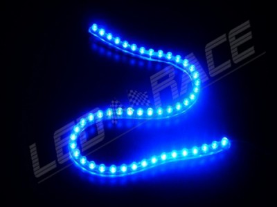 RUBAN LED FLUORESCENT BLEU NEON 12V 14W ECLAIRAGE D'AMBIANCE VOITURE