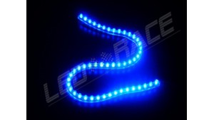 Bande LED Flexible Lumineuse 24cm 12V pour Voiture Blanc Etanche