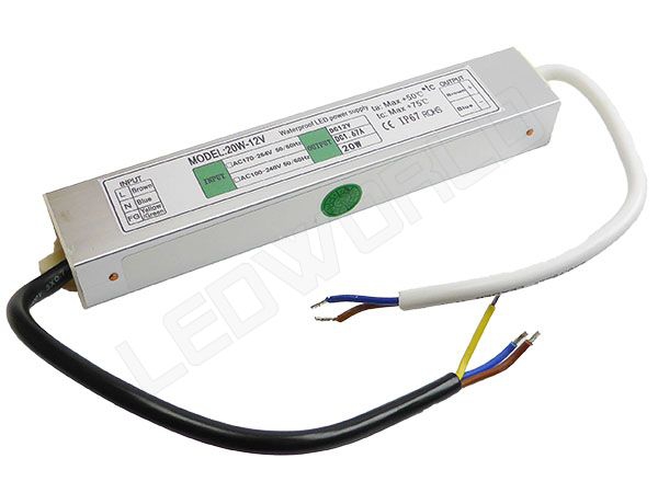 Transformateur alimentation étanche spot 220 Volts vers 12 Volts AC 40 Watts