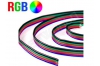 Câble électrique plat RGB 4 couleurs 24G