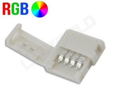 Connecteur pour ruban LED 12V REF 5050 RGB deux têtes avec fil