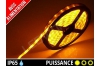 Pack ruban LED 3528 + alimentation - Jaune