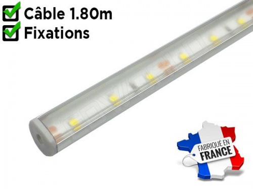 Réglette LED Orientable - R13 - Aluminium 12V Camping Car