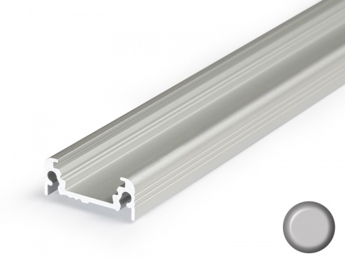 Profile aluminium pour ruban led-Saillie-Couleur Alu-208