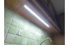 Réglette profilé LED plan de travail cuisine - plate 208 - AluminiumLED plate - 20x8mm - Blanche + Alimentation 12V