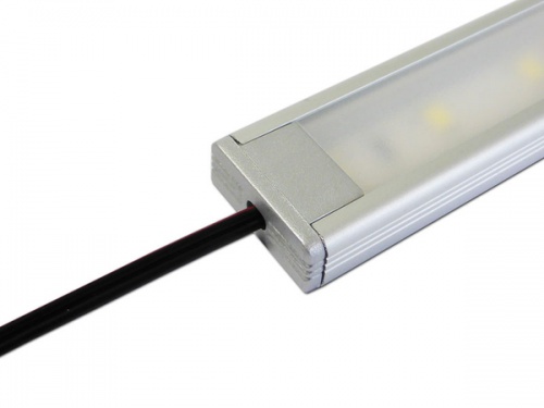 Réglette LED haute puissance Plate Profilé alu-20x8mm-Couleur Noire