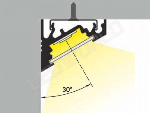 Réglette LED plate Haute Puissance 20x8mm - Couleur Alu Camping  Car/Utilitaire 12V