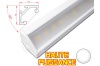 Réglette LED Inclinée 45° Haute Puissance - 16x16mm - Blanche + Alimentation 12V