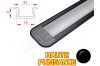 Réglette LED Encastrable Haute Puissance - 21x9mm - Aluminium + Alimentation 12V