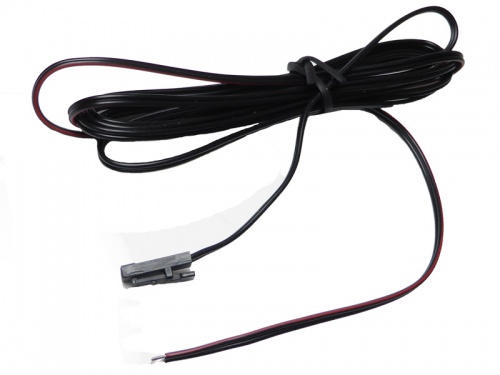 Cable Ruban Led 2x0.35mm² Lg 1.80m Prise mâle