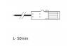 Connecteur Ruban Led 2x0.35mm² Lg 50mm Prise Femelle