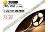 Ruban Led Pro Blanc Chaud 3000K -2 mètres-IP20