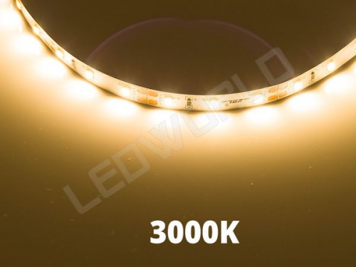 Ruban Led Pro 12V Blanc Chaud 3000K-4 mètres-IP20-alimentation