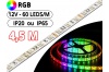 Ruban Led RGB Pro - 4,5 Mètres IP20-IP65 12V - 60L/M