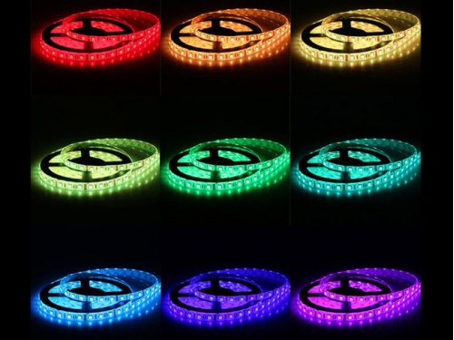 Paris Prix Ruban 30 Leds 15 Couleurs 1m Multicolore pas cher