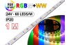 Ruban Led RGB CCT (W+WW) Pro - 1 Mètre 1M- IP20 - 24V