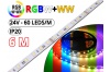 Ruban Led RGB CCT (W+WW) Pro - 6 Mètres 2M- IP20 - 24V