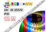 Ruban Led RGB CCT (W+WW) Pro - 12 Mètres 2M- IP20 - 24V