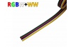 Câble électrique plat RGBW+WW - RGB CCT