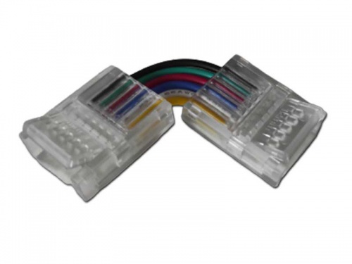 Connecteur d'angle rapide pour ruban RGB CCT (REGBW-WW)
