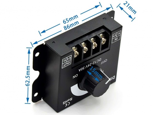 Interrupteur / variateur tactile ruban LED pour profilés