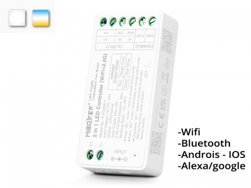 Contrôleur Mono couleur Mi Light Radio Fréquence 12-24v - 2.4 Ghz - Wifi
