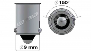 BAX9S - H6W sans erreur ODB Led